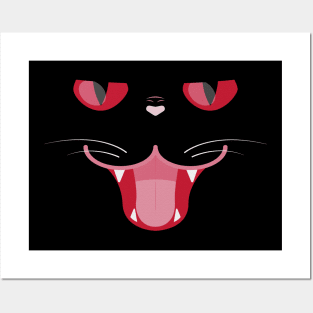 DEMON CAT Posters and Art